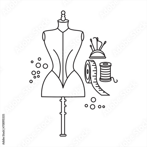 Minimal Line Art Illustration - Women Empowerment - Women Skill - Women's Day - Women Education - Healthcare - Fashion - Technology - Textile Industry - Clothing - Drawing - Hairstyle - Women Power