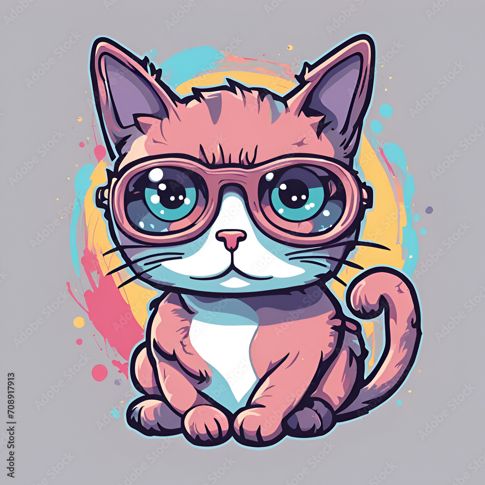 cute cat designs for T shirts