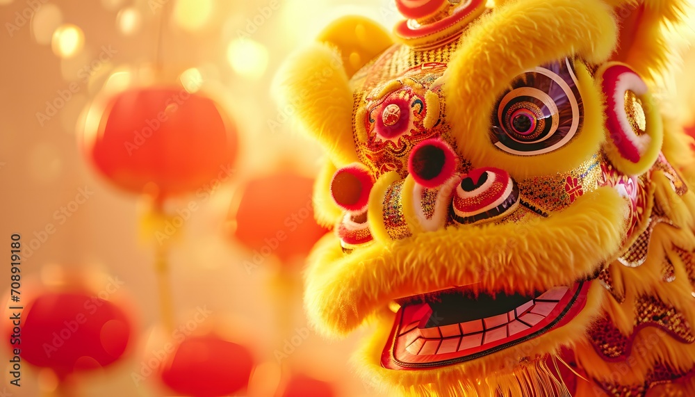 Lunar New Year Lion Dance Festivity