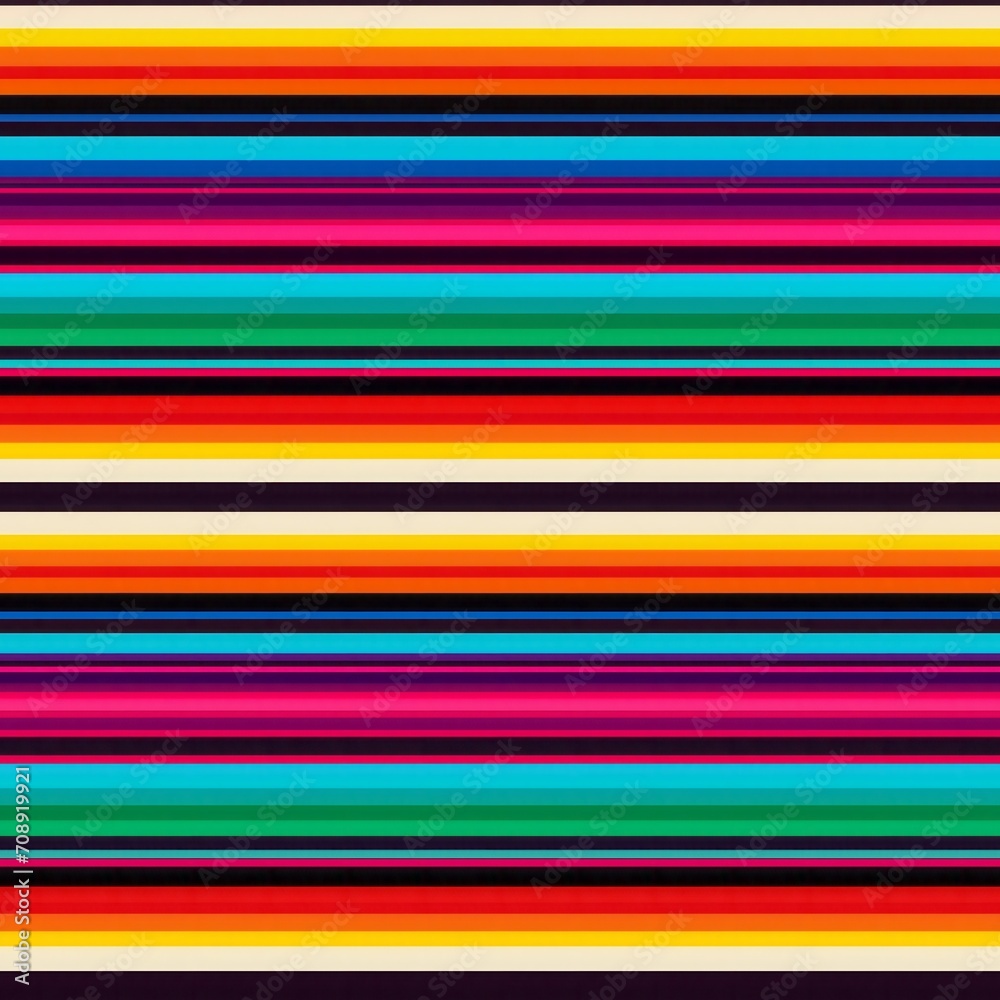 Mexican blanket stripes seamless pattern. Background for Cinco de Mayo party decor. Ethnic fabric print with colorful stripes. Traditional serape design for boho interior, textile, fashion, home decor Mexican blanket stripes seamless pattern. Background for Cinco de Mayo party decor. Ethnic fabric print with colorful stripes. Traditional serape design for boho interior, textile, fashion, home decor
