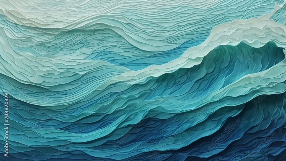 Blue gradient with beautiful waves theme made by AI generative Blue gradient with beautiful waves theme made by AI generative