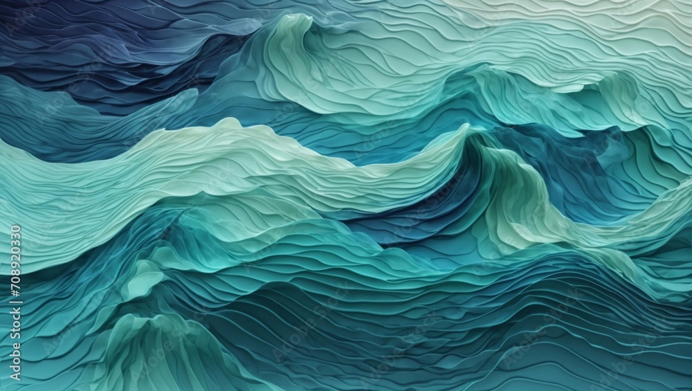 Blue gradient with beautiful waves theme made by AI generative Blue gradient with beautiful waves theme made by AI generative