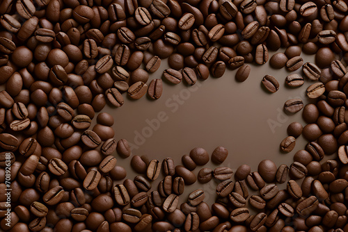 Coffee background. Generative AI 