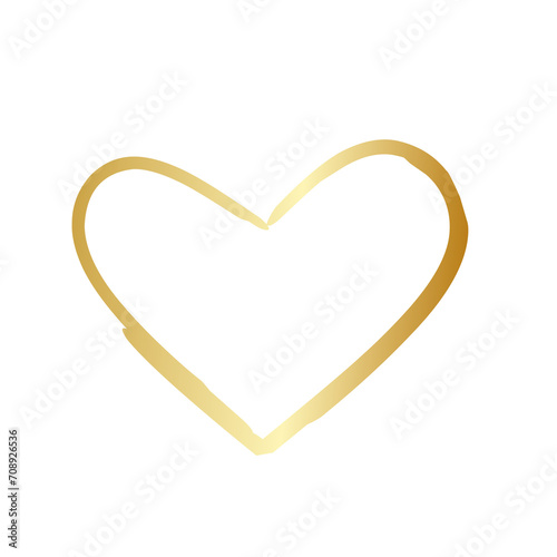 Golden heart doodle 