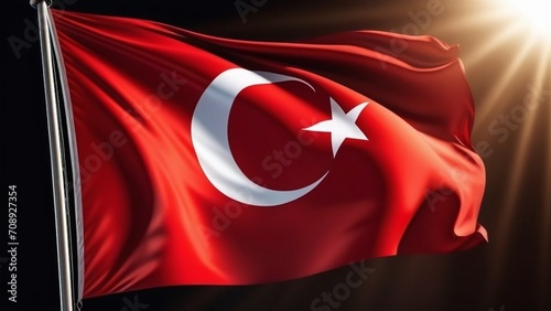 Flag of Turkey, National Flag of Turkey, turk bayragi photo