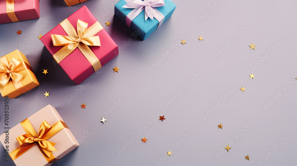 Gift background for birthdays, holiday anniversaries, Valentine's Day and weddings Gift background for birthdays, holiday anniversaries, Valentine's Day and weddings