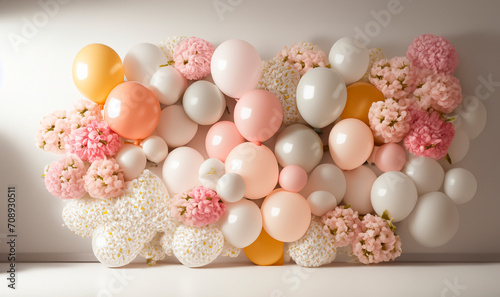 balloons holiday background