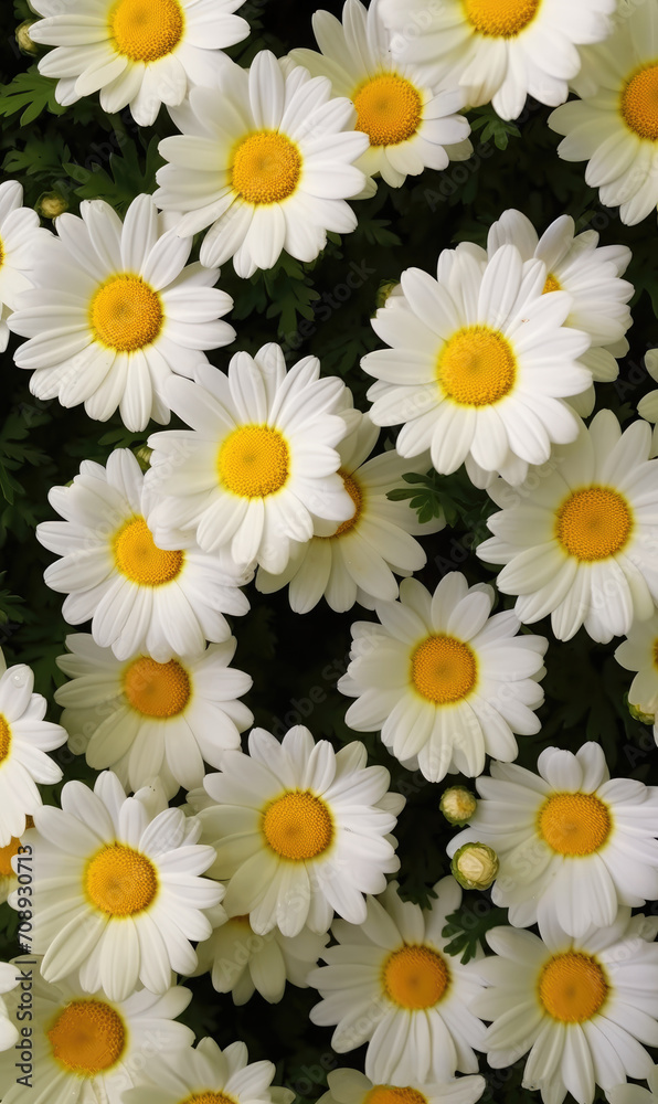 Field of White Daisies with Yellow Centers: A Serene and Delicate Floral Wonderland Field of White Daisies with Yellow Centers: A Serene and Delicate Floral Wonderland