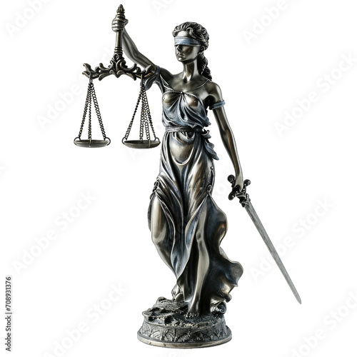 Accountability Concept symbolized with a weight. Isolated on a Transparent Background. Cutout PNG.