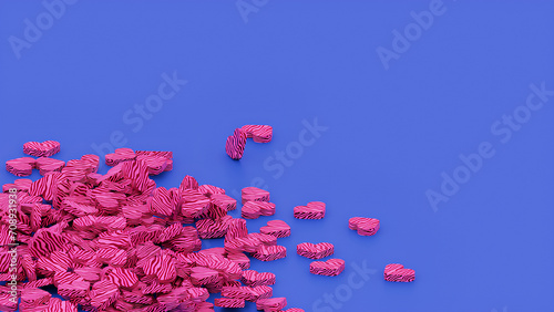3D Rendered Heart Candy for Valentine's Day