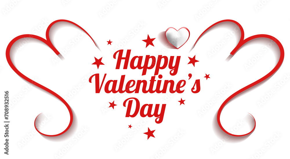 14th February Romantic red cupid happy valentines day card illustration with valentine elements like gift and hearts 14th February Romantic red cupid happy valentines day card illustration with valentine elements like gift and hearts