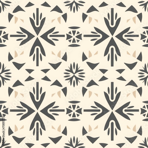 Traditional Pacific Islands tapa cloth seamless pattern. Polynesian tribal textile print. Ethnic background design for fashion, tattoo, textile, web, banner photo