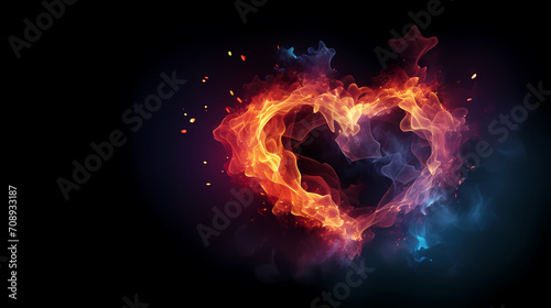 Valentine s Day  love and romance background  background with heart shapes