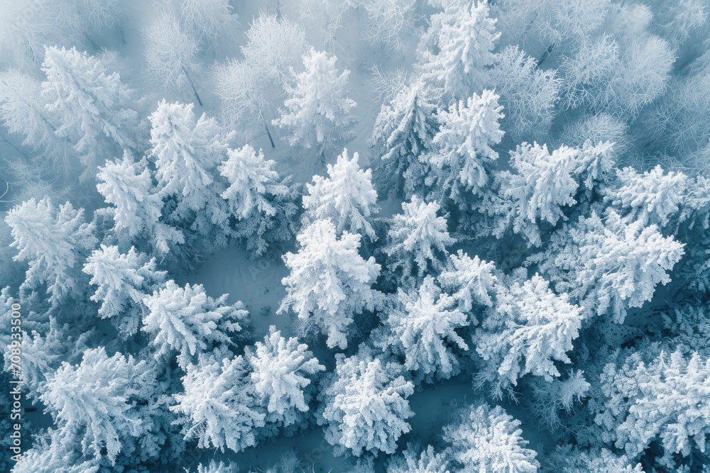 Enchanting Snowscapes: Abstract Patterns in Winter Wonderlands