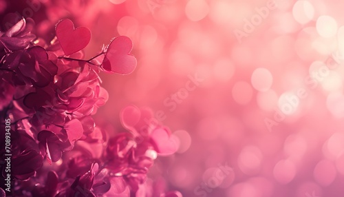 Valentine's Day Romance with Heart-Shaped Leaves