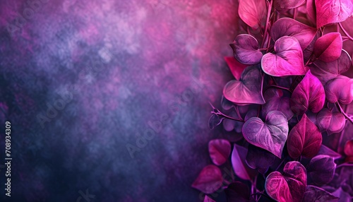 Valentine's Day Romance with Heart-Shaped Leaves