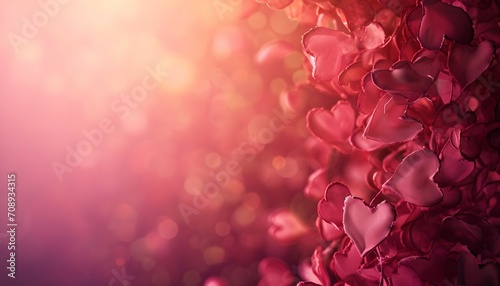 Valentine's Day Romance with Heart-Shaped Leaves