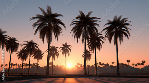 sunset at the beach