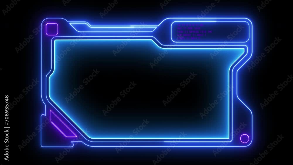 Digital HUD futuristic motion graphic element cyber generated background. Technology hologram frame border and viewfinder element. Graphics around the edges for use in movies, games and animation. Digital HUD futuristic motion graphic element cyber generated background. Technology hologram frame border and viewfinder element. Graphics around the edges for use in movies, games and animation.