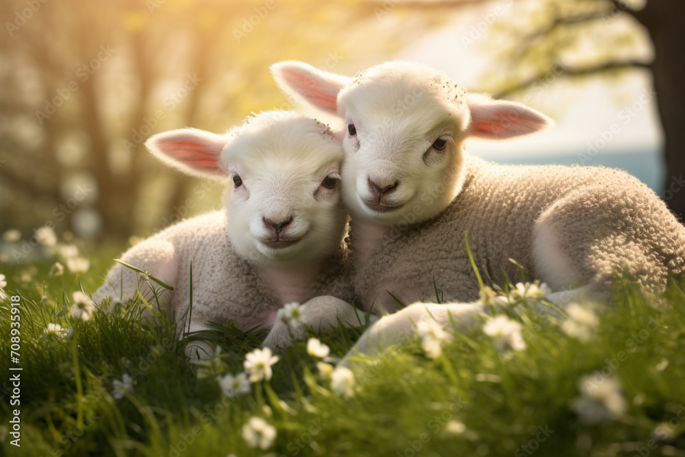 lamb in the meadow lamb in the meadow