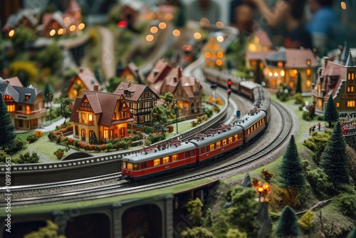 Vibrant Voyage: A Peek into the Suburban Model Train Exhibition