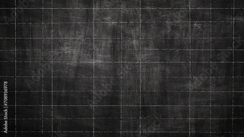 black paper with grunge white grid lines