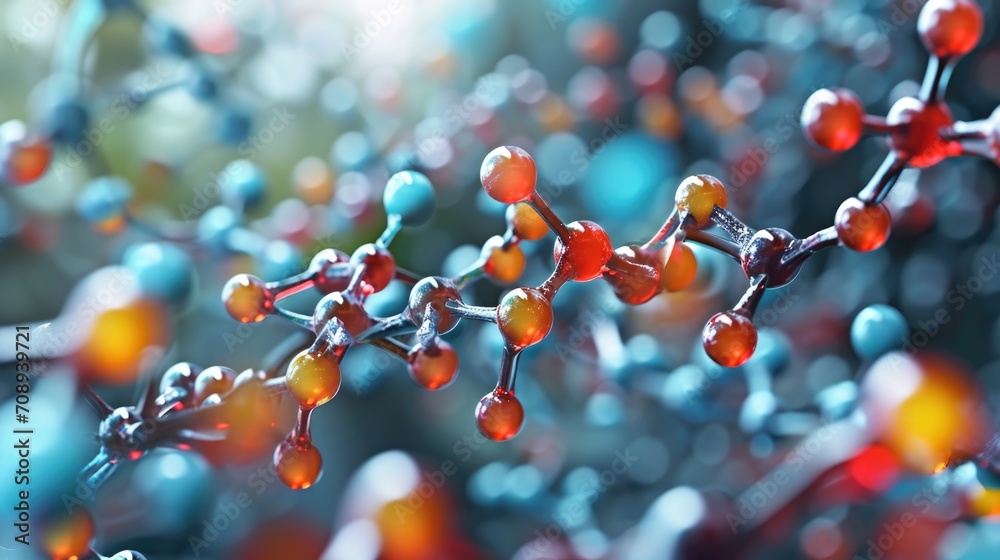 Science Molecule, Molecular DNA Model Structure Science Molecule, Molecular DNA Model Structure
