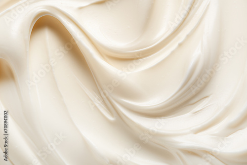 cream texture lotion close-up photo