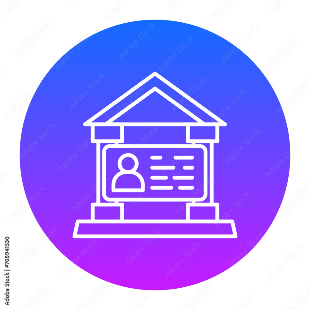 Bank Account Icon of Banking iconset. Bank Account Icon of Banking iconset.