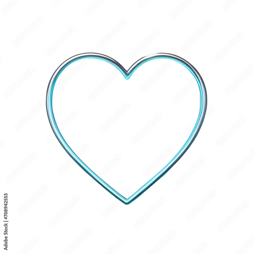 Color of heart glitter and neon style illustration jpg and png Color of heart glitter and neon style illustration jpg and png
