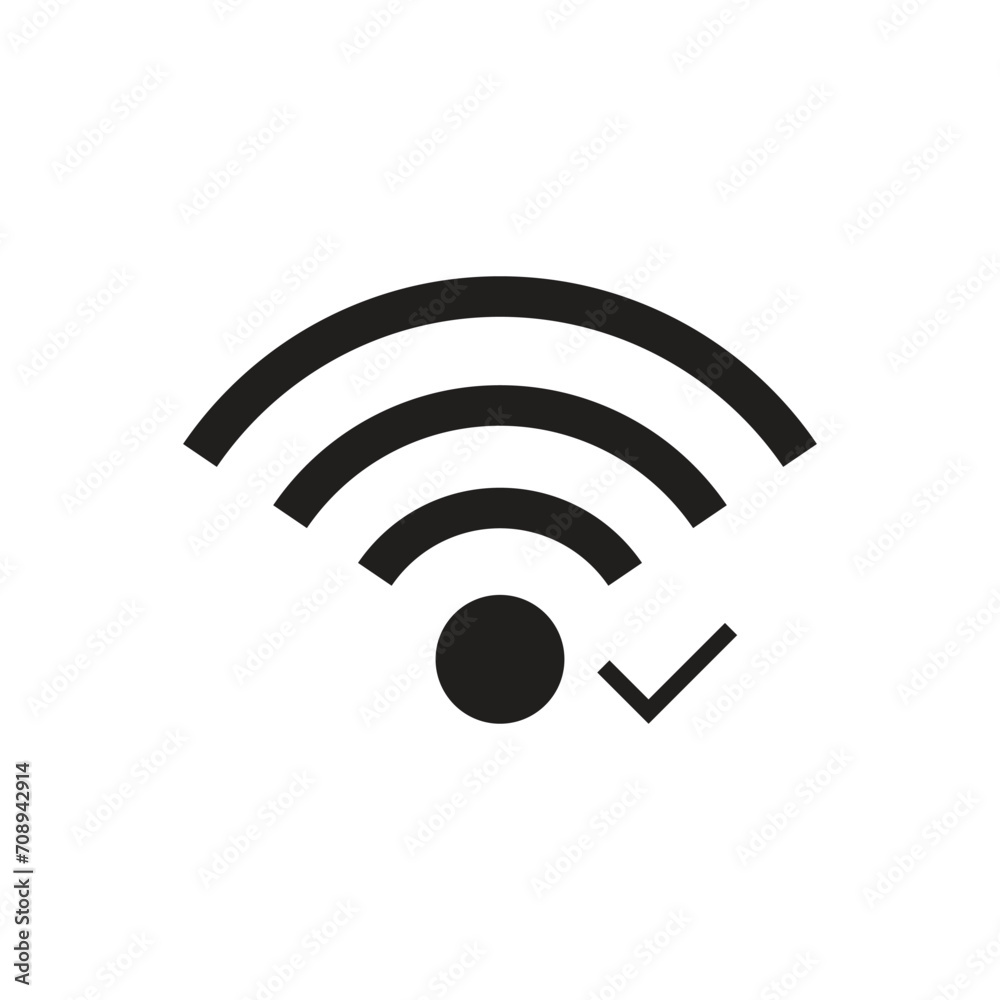 signal and wifi icon vector signal and wifi icon vector