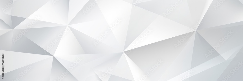Abstract white Geometric background banner design straight