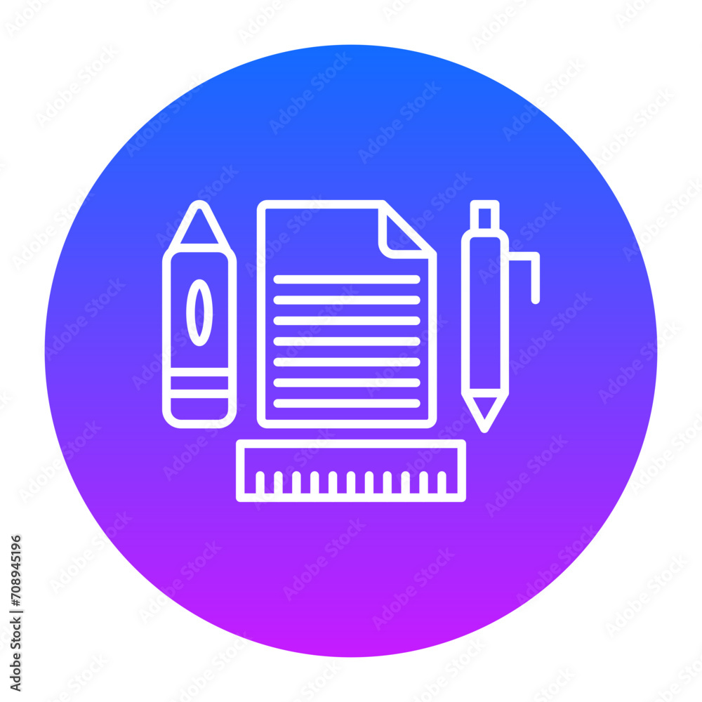 School Supplies Icon of Kindergarten iconset. School Supplies Icon of Kindergarten iconset.
