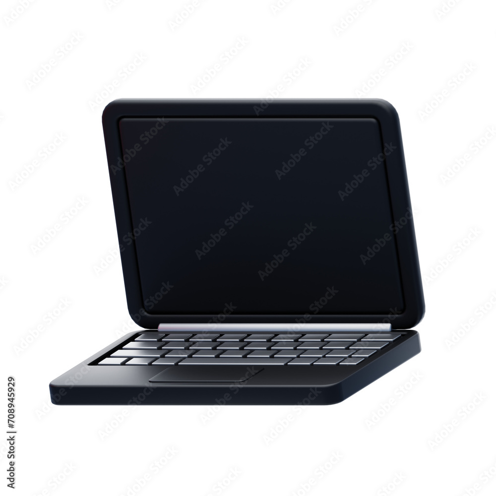 3D Laptop Exploring Technology With Visual Precision And Innovation. 3d illustration, 3d element, 3d rendering. 3d visualization isolated on a transparent background 3D Laptop Exploring Technology With Visual Precision And Innovation. 3d illustration, 3d element, 3d rendering. 3d visualization isolated on a transparent background