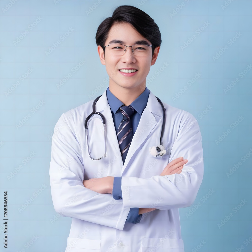 Beautiful young asian Female Doctor with stethoscope Beautiful young asian Female Doctor with stethoscope