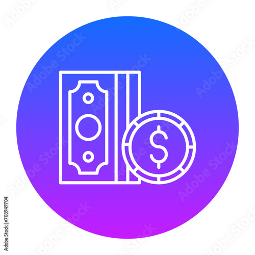 Obraz na plátně Money Icon