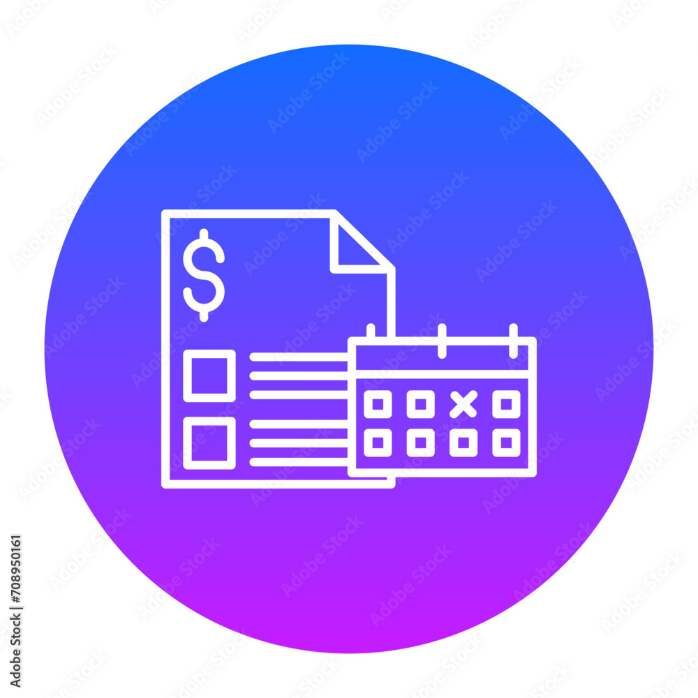 Yearly Report Icon of Accounting iconset. Yearly Report Icon of Accounting iconset.