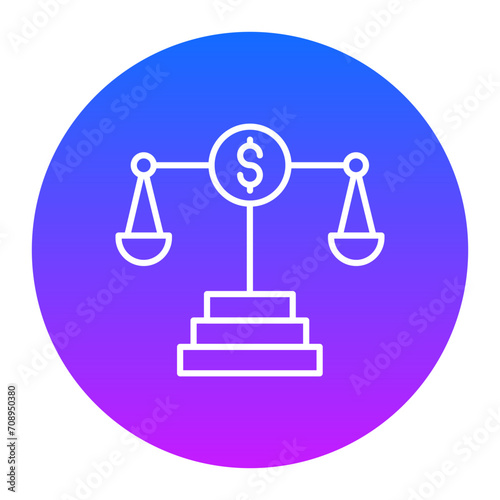 Money Scale Icon of Accounting iconset.