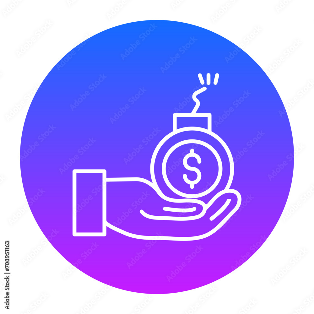 Debt Icon of Accounting iconset. Debt Icon of Accounting iconset.