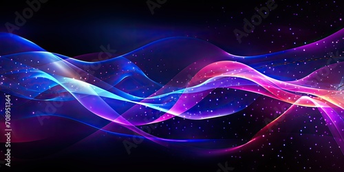 abstract background with RGB shining lights
