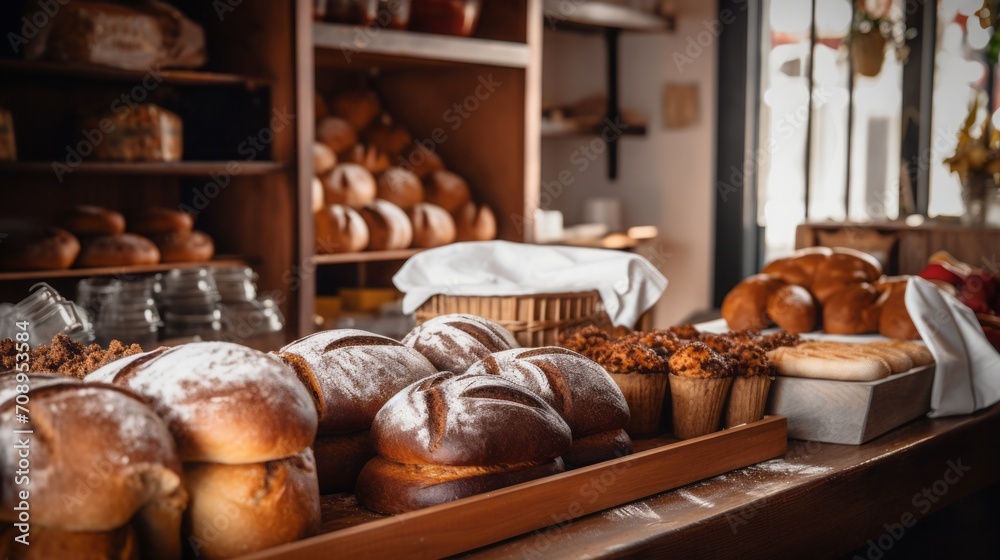 Close-up shots of freshly baked goods in a local bakery, showcasing the craftsmanship and uniqueness of small business products
Close-up shots of freshly baked goods in a local bakery, showcasing the craftsmanship and uniqueness of small business products