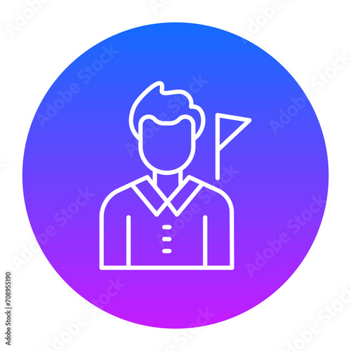 Tour Guide Icon of Hotel Management iconset.