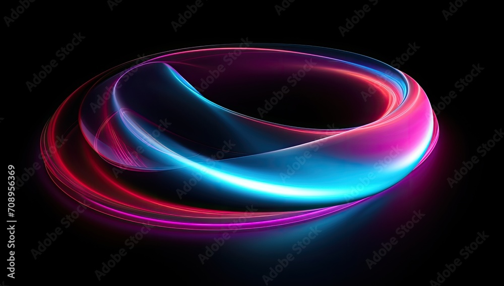 Neon light textured round circle background Neon light textured round circle background