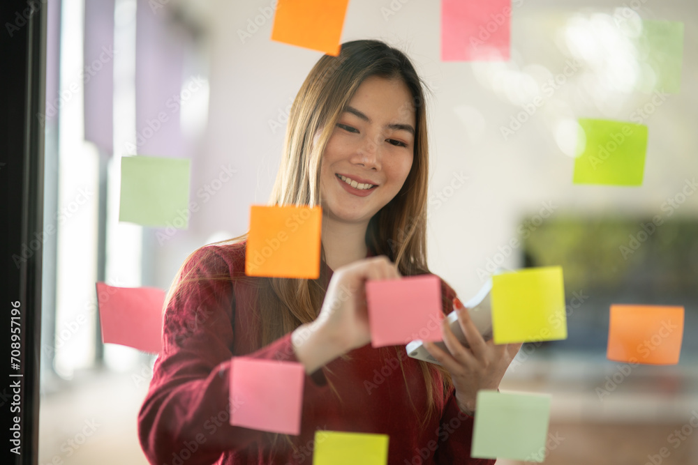 Creative business woman
brainstorming ideas. Creative business woman
brainstorming ideas.