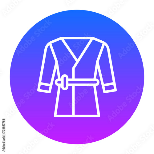 Bath Robe Icon of Clothes iconset.