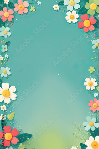 2D Greeting Card Template Background Suitable For Celebration or Invitation