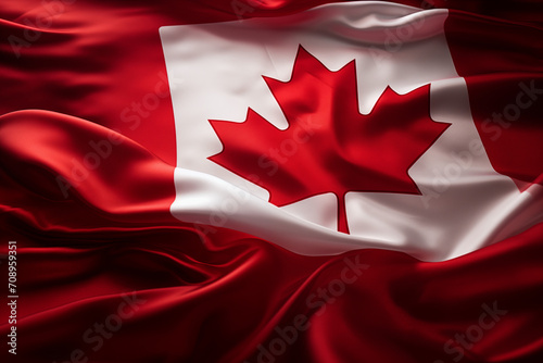 Canada flag. The country of Canada. The symbol of Canada. 