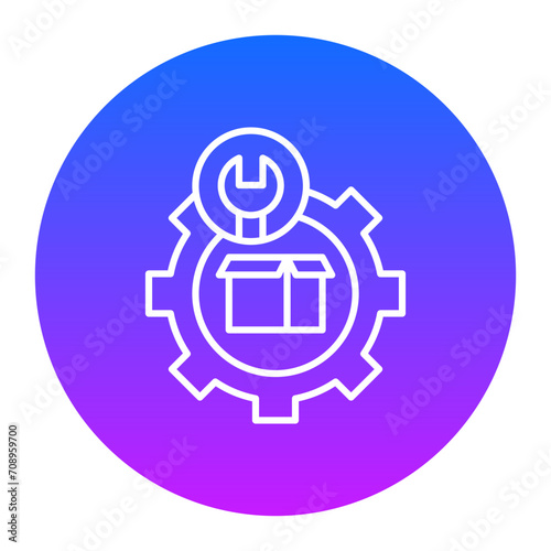 Remanufacturing Icon of Ecological Products iconset.