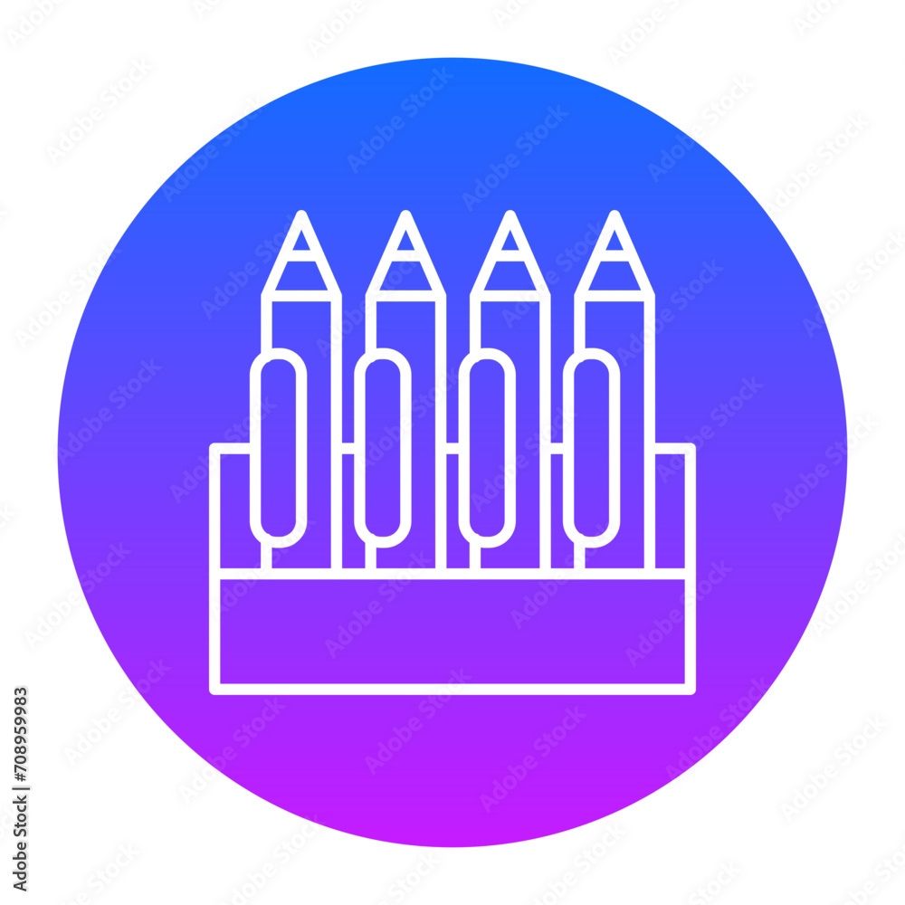 Pencil Crayon Icon of Office Stationery iconset. Pencil Crayon Icon of Office Stationery iconset.
