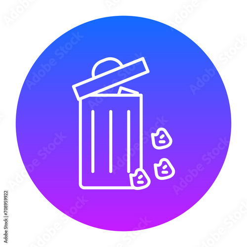 Trash Icon of Office Stationery iconset.